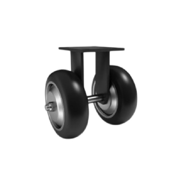 Darcor 31-2406R-PSE 滚珠轴承脚轮 橡胶轮